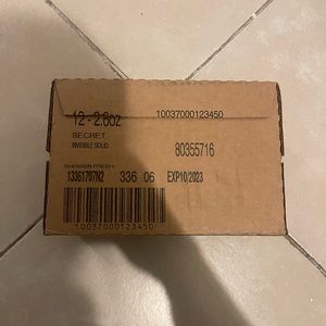 12 Pack Secret Deodorant- Shower Fresh